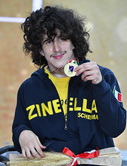 Leonardo Rigo Campione italiano cat. C di spada e argento fioretto (foto Bizzi)
