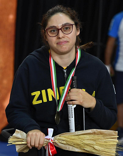 Rossella Placuzzi bronzo in spada cat. C (foto Bizzi)
